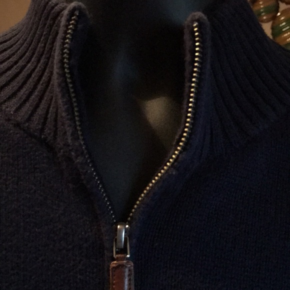 🚨B2G1 POLO RALPH LAUREN Green Blue Quarter Zip Sweater Top - Picture 5 of 7